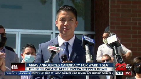 Arias announces candidacy for Ward 1 seat
