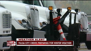 Tulsa crews gearing up for winter weather