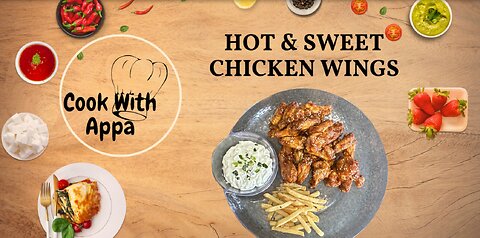 Hot and Sweet Chicken Wings/Sweet & Spicy Chicken Wings/Buffalo Chicken Wings