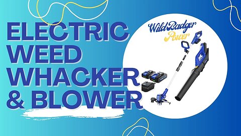 WILD BADGER POWER 20V Weed Wacker and Leaf Blower