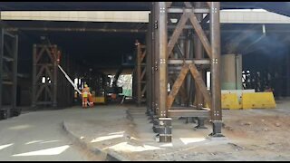 SOUTH AFRICA - Johannesburg - M2 highway Under Construction(Video) (UY7)