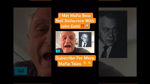 I Met Mafia Boss Neil Dellacroce With John Gotti‼️😱 #mafia #crimestory #crimetime #johngotti