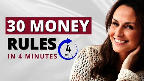 30 Money Management Tips in 4 Minutes | Rules of Money