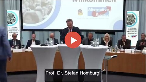 GERMAN PROFESSOR, DR. STEFAN HOMBURG CONFIRMS COVID WAS A LIE AN ILLUSION CREATED BY GOVERNMENT