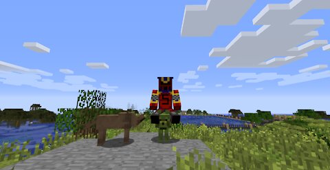 Minecraft: Dog bike!!!