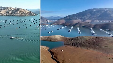 What a Winter: Lake Oroville Comparison from December 2022 to July 2023