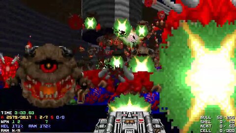 Doom 2 Grindfest Level 9 UV Max in 7:55