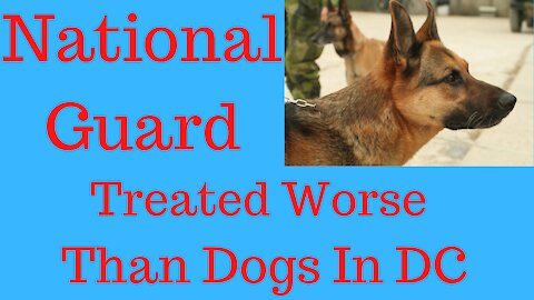 National Guard Treated Worse Than Dogs