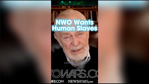 Alex Jones & G Edward Griffin: The Globalists Are Trying To Turn Humanity Into