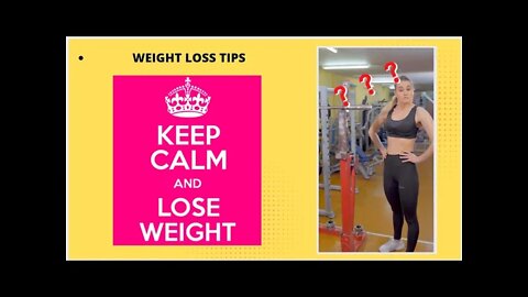 KEEP CALM and LOSING WEIGHT #SHORTS - WEIGHT LOSS TIPS