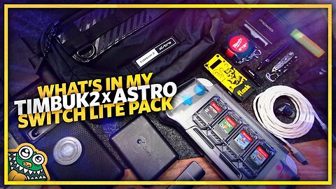 What's in my Bag - Timbuk2 x Astro CS03 Switch Lite Pack + Nintendo Switch Temu Deal! - PACKED