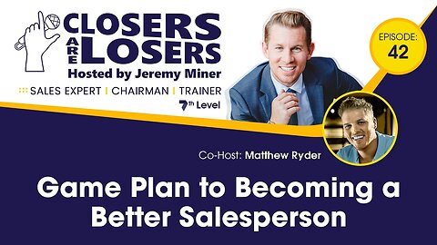 2021 Game Plan to Becoming a Better Salesperson