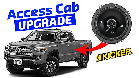 3rd Generation Tacoma Access Cab Door Speaker Install - Kicker Plug & Play Upgrade