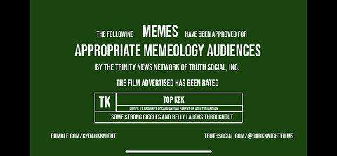 Memeology Of Kek ~ Rated FU