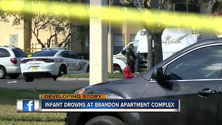 Hillsborough County deputies investigate child drowning at Brandon apartment complex