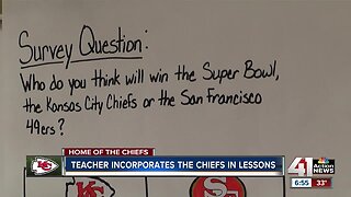 Teacher Incorporates the Chiefs in Lessons