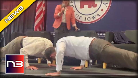 87-year-old Chuck Grassley Battles 44-year-old Tom Cotton in a Push-up Challenge