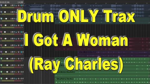 Drum ONLY Trax - I Got A Woman (Ray Charles)