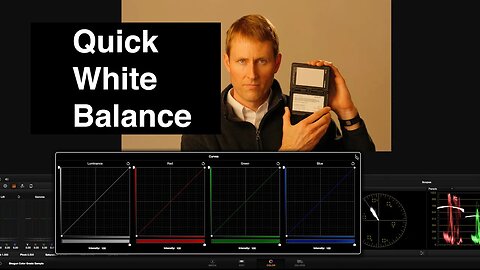 DaVinci Resolve: Quick White Balance Correction with RGB Curves