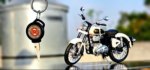 Unboxing off mini Royal enfield cllasic 350Cc scale model | Royal enfield bullet