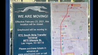 Las Vegas Greyhound station moving