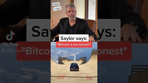Saylor: "Bitcoin is too honest" 🔥💬 #crypto #bitcoin #saylor #talk #blockchain #shorts #tech #invest