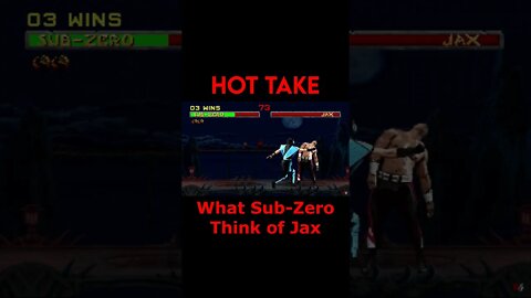 Mortal Kombat 2: Hot Take - What Sub Zero Think of Jax #Shorts