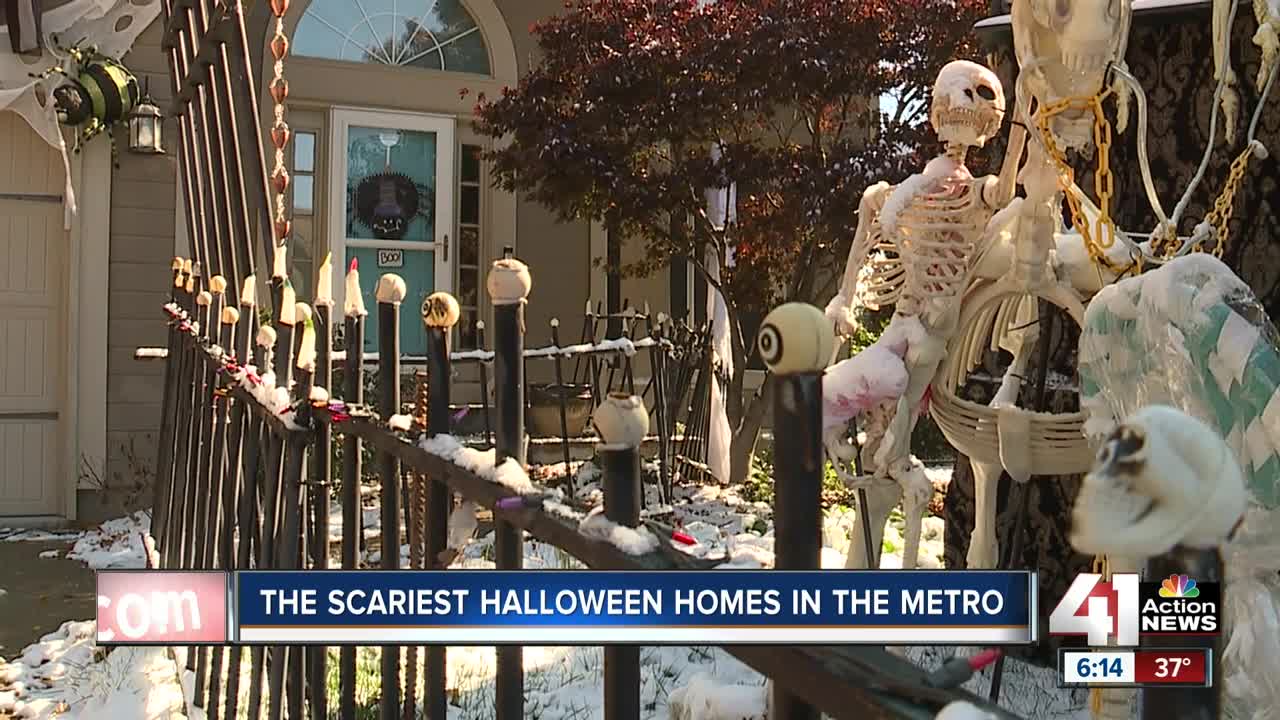 Halloween fanatics go all out with scary decorations in Kansas City