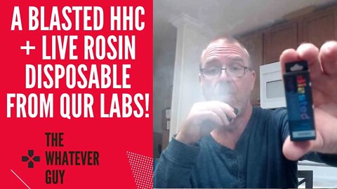 A Blasted HHC + Live Rosin Disposable from Qur Labs!