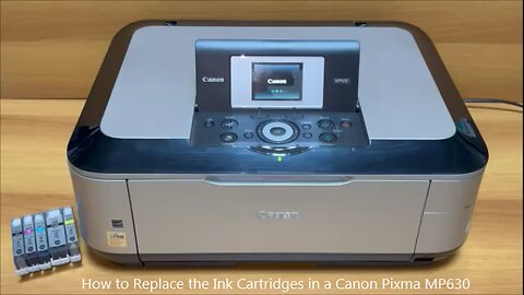 How to Replace the Ink Cartridges in a Canon PIXMA MP630 Printer