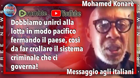 Mohamed Konarè: “è guerra aperta all’umanità”.