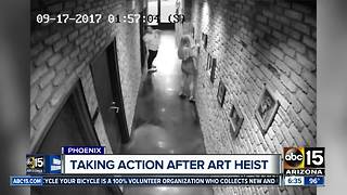 Local business taking action after art was stolen