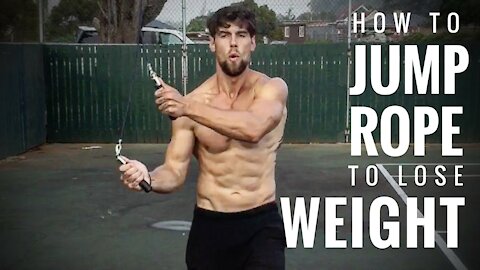 how to jump rope tolose weight