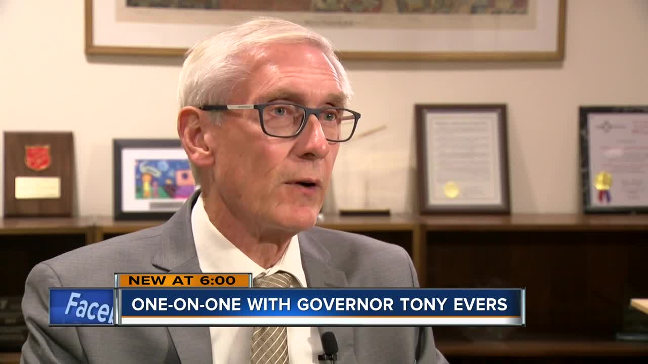 Governor Evers talks Republicans, gun control, education, emails and Mr. Rogers