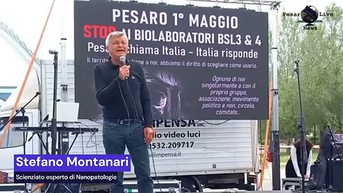 Montanari - Intervento in occasione della Manifestazione contro Biolaboratorio di Pesaro 01/05/23