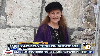 Poway synagogue dedicating Torah scroll to shooting victim