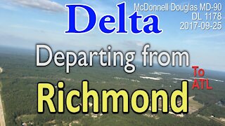 Delta flight departing from Richmond Virgina #DL1178
