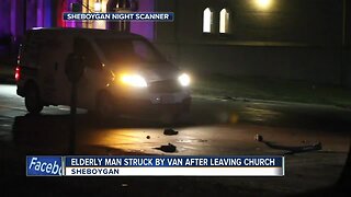 89-year-old man in critical condition after being hit by a van in Sheboygan