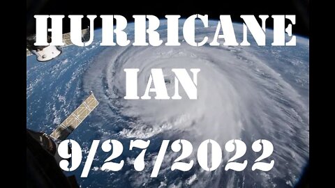 LIVE NOW- Hurricane Ian strengthens to Category 3, WARNING MASSIVE FLOODING 9/27/2022