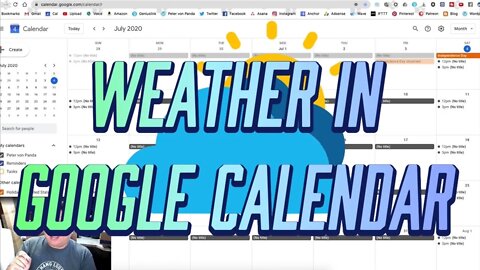 How To Add Weather To Google Calendar