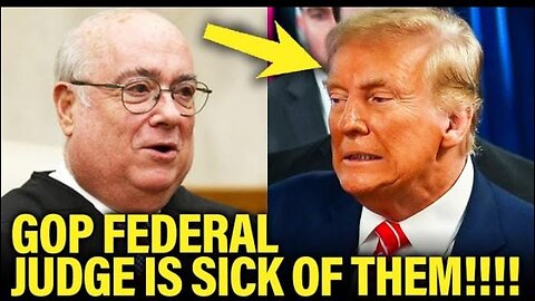 Longest serving federal judge is fed up at trump and fires back