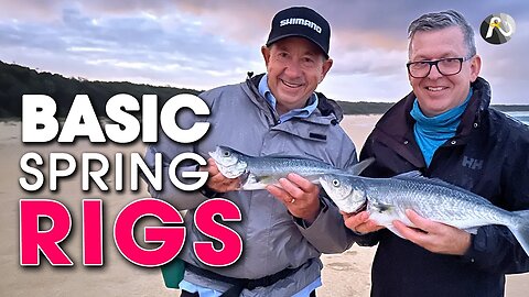 My Basic Beach Fishing Rigs for SPRING! Fish Smarter, NOT Longer 🤔✅