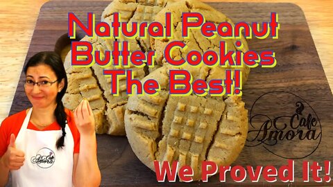 How to Make the Best Peanut Butter Cookie Using Natural Peanut Butter!