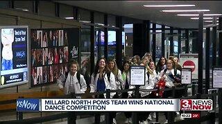 Millard North poms team wins national dance competition
