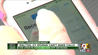 Walton woman cannot make calls