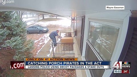 Lansing PD conducts sting to bust porch pirates