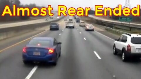 Almost Rear Ended Someone — PIEDMONT, SC | Caught On Dashcam | Close Call | Footage Show