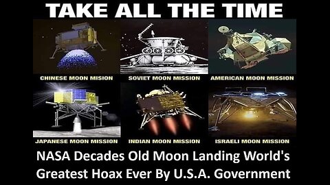 NASA Decades Old Moon Landing World's Greatest Hoax Ever By U.S.A. Government