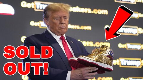 Trump SHOCKS everyone with new Gold Sneakers and it SELLS OUT FAST!