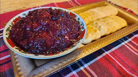 Cranberry Cream Cheese Dip - Perfect for Thanksgiving and Christmas Parties - The Hillbilly Kitchen